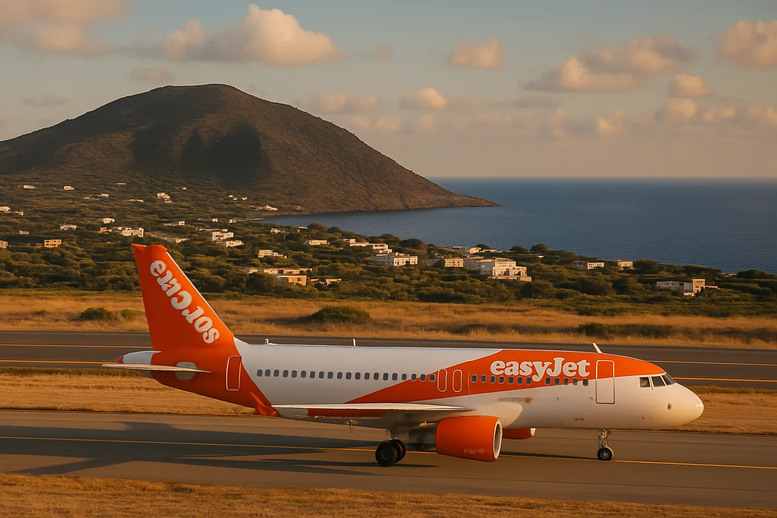 easyJet atterra a Pantelleria: tre nuove rotte da Milano, Napoli e Basilea dal 26 maggio 2027