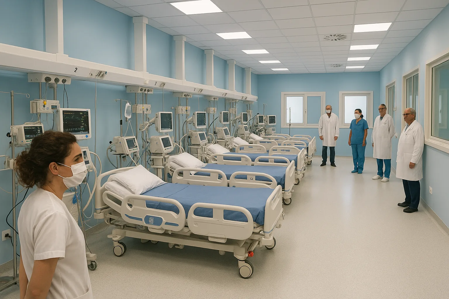 Mazara del Vallo, operativa la nuova Terapia Intensiva all'ospedale Ajello: sei posti letto con organico completo