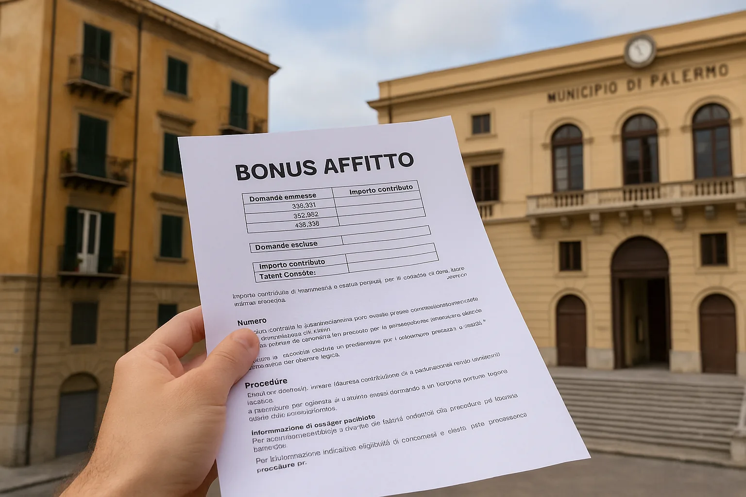 Bonus Affitto Palermo 2026: pubblicato l'elenco provvisorio, come fare ricorso se escluso