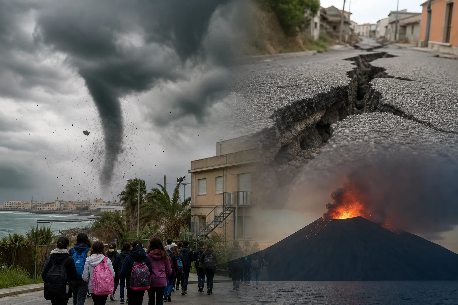 Tromba d'aria a Marsala: due tornado colpiscono la Sicilia occidentale